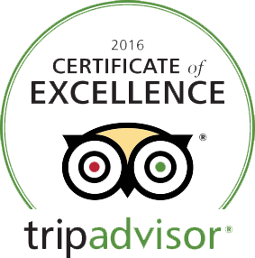 TripAdvisor Certificate of Excellence 2016